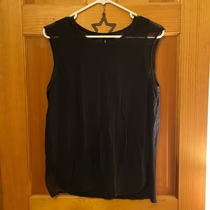 Like new linen black Madewell tank top